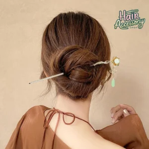 10pcs Retro Vintage Metal Hairpins with Gold Pearl